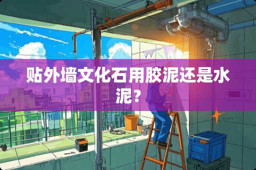 贴外墙文化石用胶泥还是水泥？