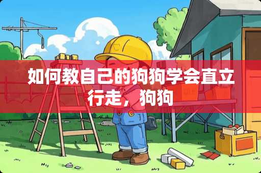 如何教自己的狗狗学会直立行走，狗狗
