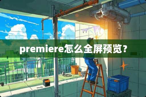 premiere怎么全屏预览？