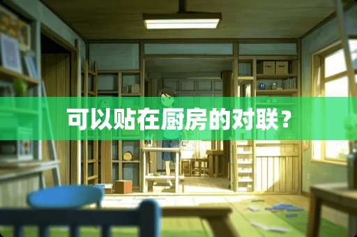 可以贴在厨房的对联？