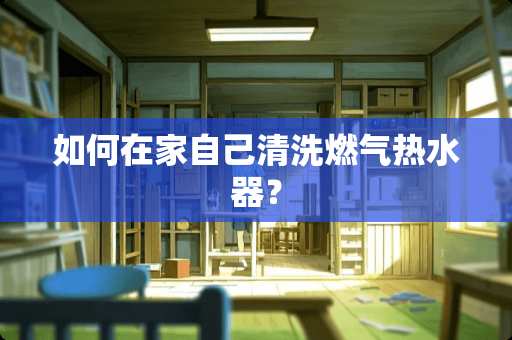 如何在家自己清洗燃气热水器？
