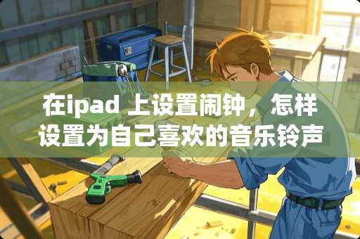 在ipad 上设置闹钟，怎样设置为自己喜欢的音乐铃声？