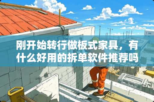 刚开始转行做板式家具，有什么好用的拆单软件推荐吗？