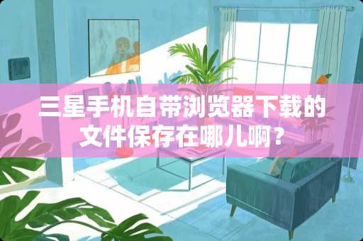 三星手机自带浏览器下载的文件保存在哪儿啊? 三星手机自带浏览器下载的文件保存在哪儿啊?