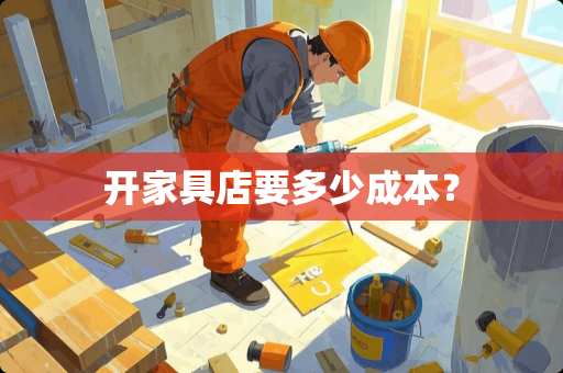 开家具店要多少成本？