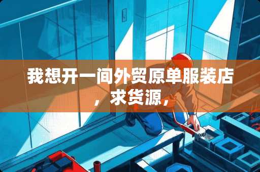 我想开一间外贸原单服装店，求货源，