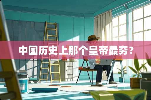 中国历史上那个皇帝最穷？