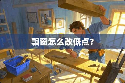 飘窗怎么改低点？