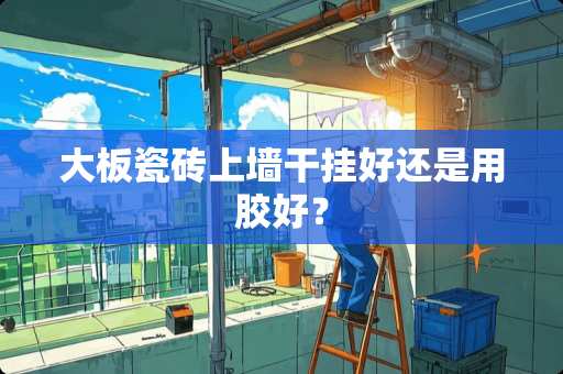 大板瓷砖上墙干挂好还是用胶好？