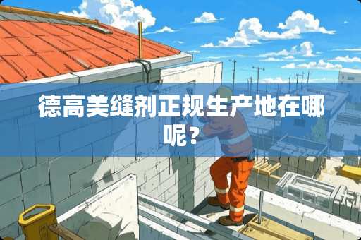 德高美缝剂正规生产地在哪呢？