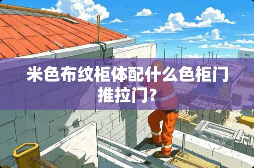 米色布纹柜体配什么色柜门推拉门？