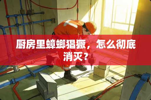 厨房里蟑螂猖獗，怎么彻底消灭？