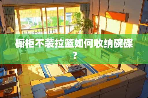 橱柜不装拉篮如何收纳碗碟？