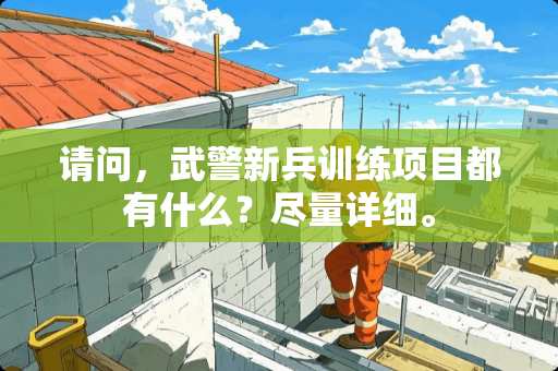 请问，**新兵训练项目都有什么？尽量详细。