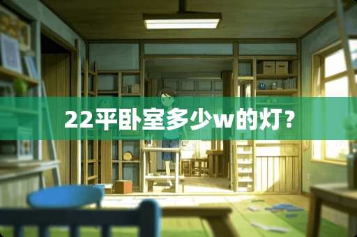 22平卧室多少w的灯？