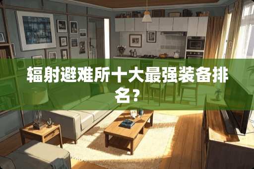 辐射避难所十大最强装备排名？