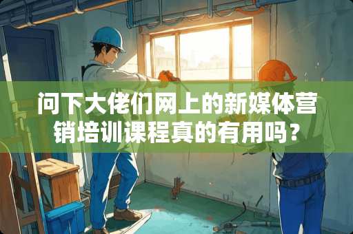 问下大佬们网上的新媒体营销培训课**的有用吗？