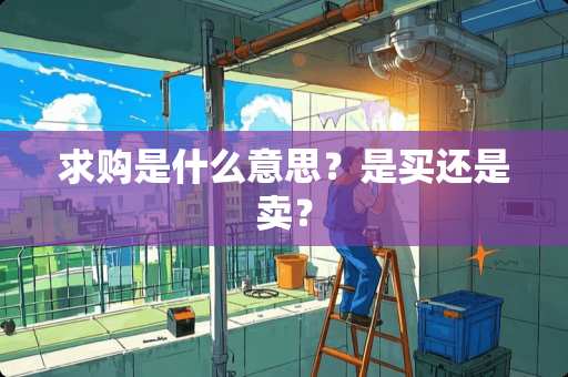 求购是什么意思？是买还是卖？