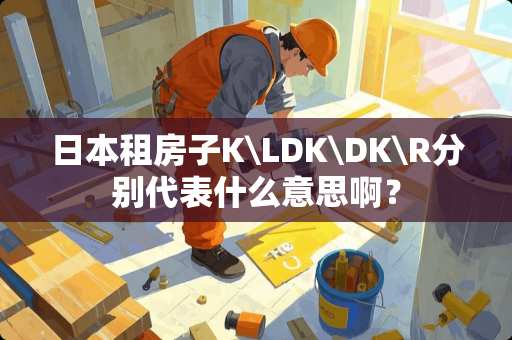 日本租房子K\LDK\DK\R分别代表什么意思啊？