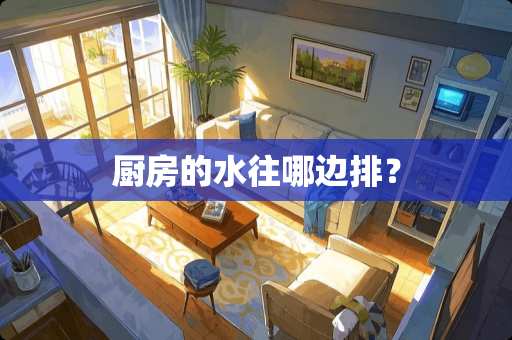 厨房的水往哪边排？