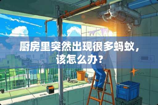 厨房里突然出现很多蚂蚁，该怎么办？