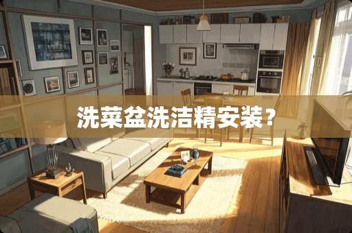 洗菜盆洗洁精安装？