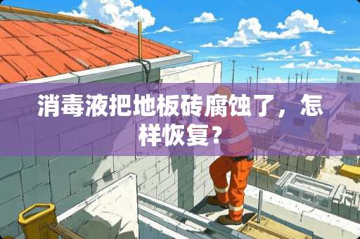 消毒液把地板砖腐蚀了，怎样恢复？