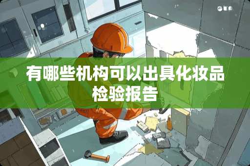 有哪些机构可以出具化妆品检验报告