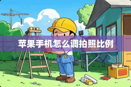 苹果手机怎么调拍照比例