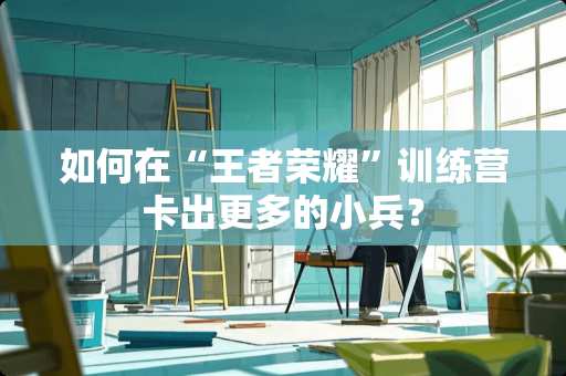 如何在“王者荣耀”训练营卡出更多的小兵？