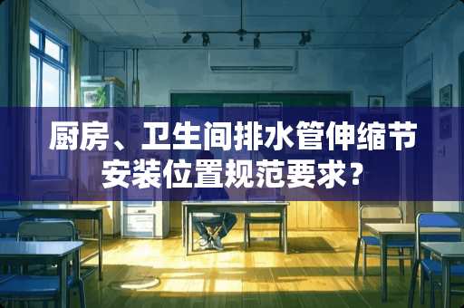 厨房、卫生间排水管伸缩节安装位置规范要求？