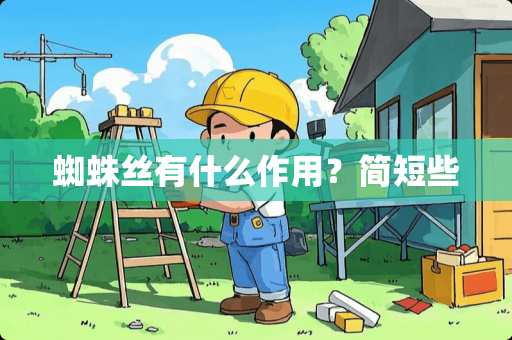 蜘蛛丝有什么作用？简短些