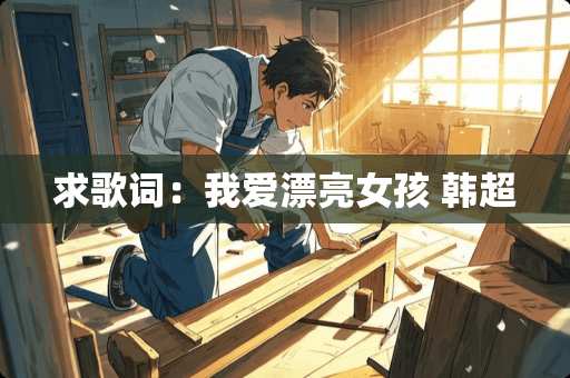 求歌词：我爱漂亮女孩 韩超