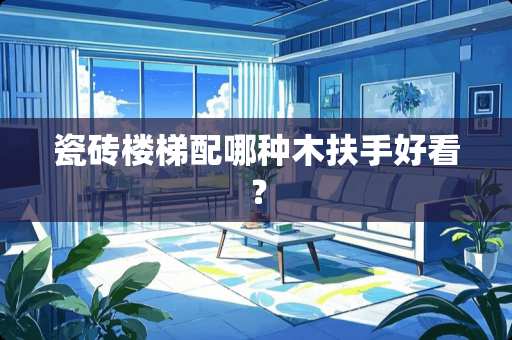 瓷砖楼梯配哪种木扶手好看？