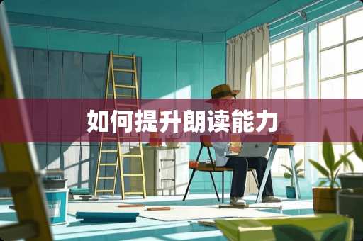 如何提升朗读能力