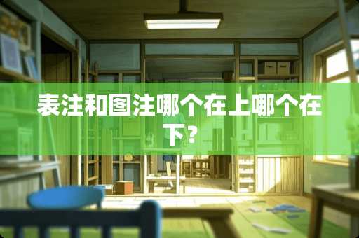 表注和图注哪个在上哪个在下？