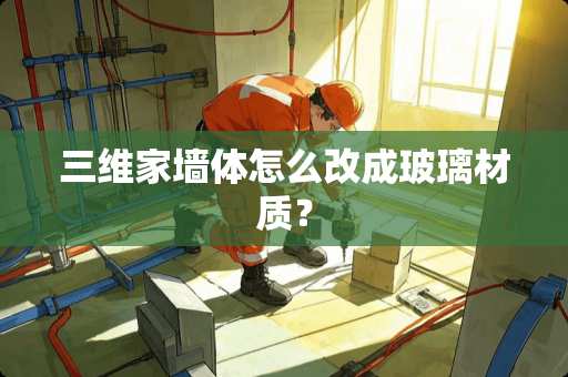 三维家墙体怎么改成玻璃材质？