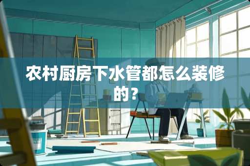 农村厨房下水管都怎么装修的？