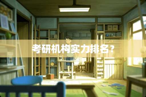 考研机构实力排名？