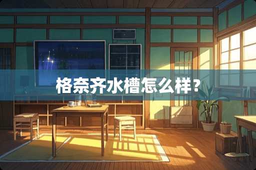 格奈齐水槽怎么样？