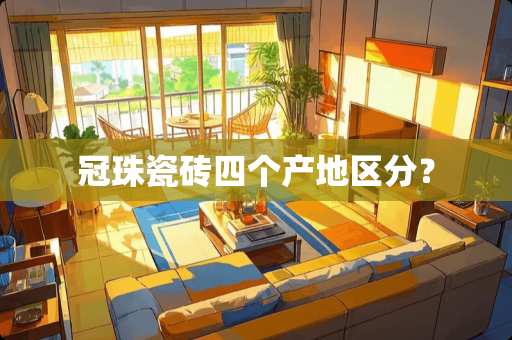 冠珠瓷砖四个产地区分？