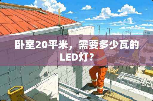 卧室20平米，需要多少瓦的LED灯？