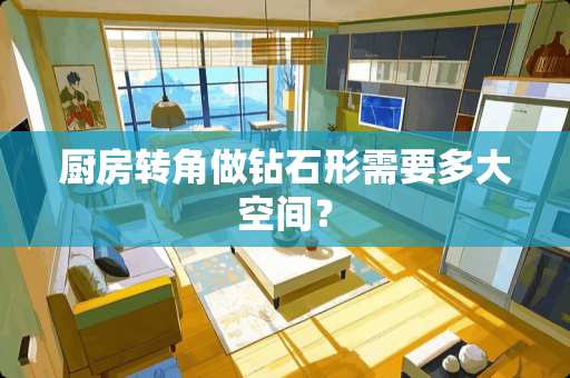 厨房转角做钻石形需要多大空间？