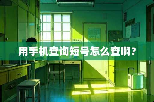 用手机查询短号怎么查啊？