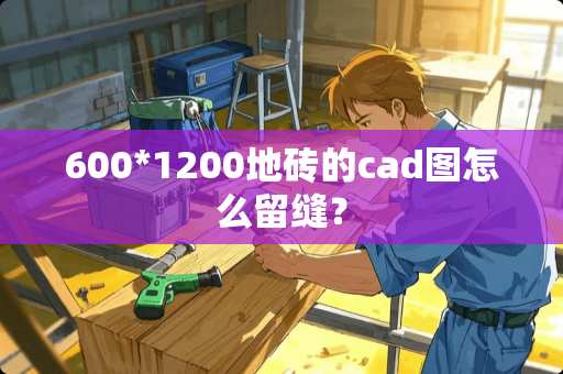 600*1200地砖的cad图怎么留缝？