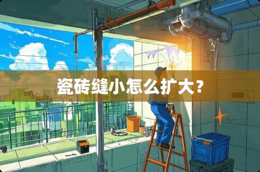 瓷砖缝小怎么扩大？