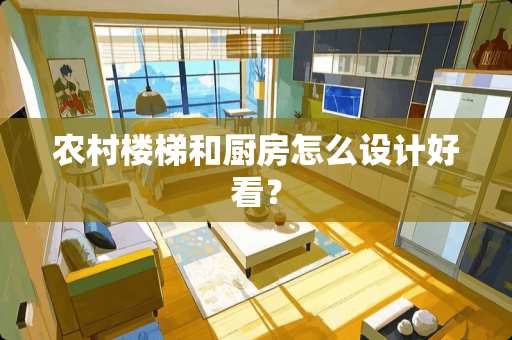 农村楼梯和厨房怎么设计好看？