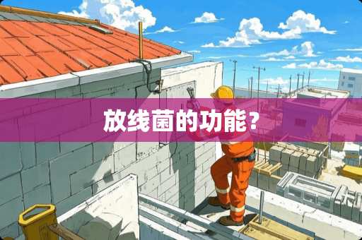 放线菌的功能？