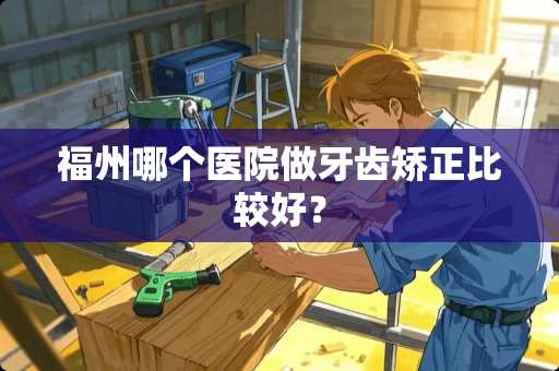 福州哪个医院做牙齿矫正比较好？