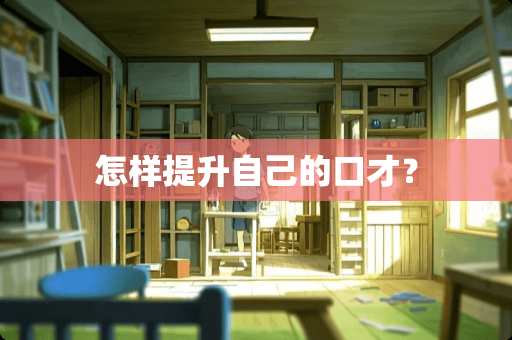 怎样提升自己的口才？